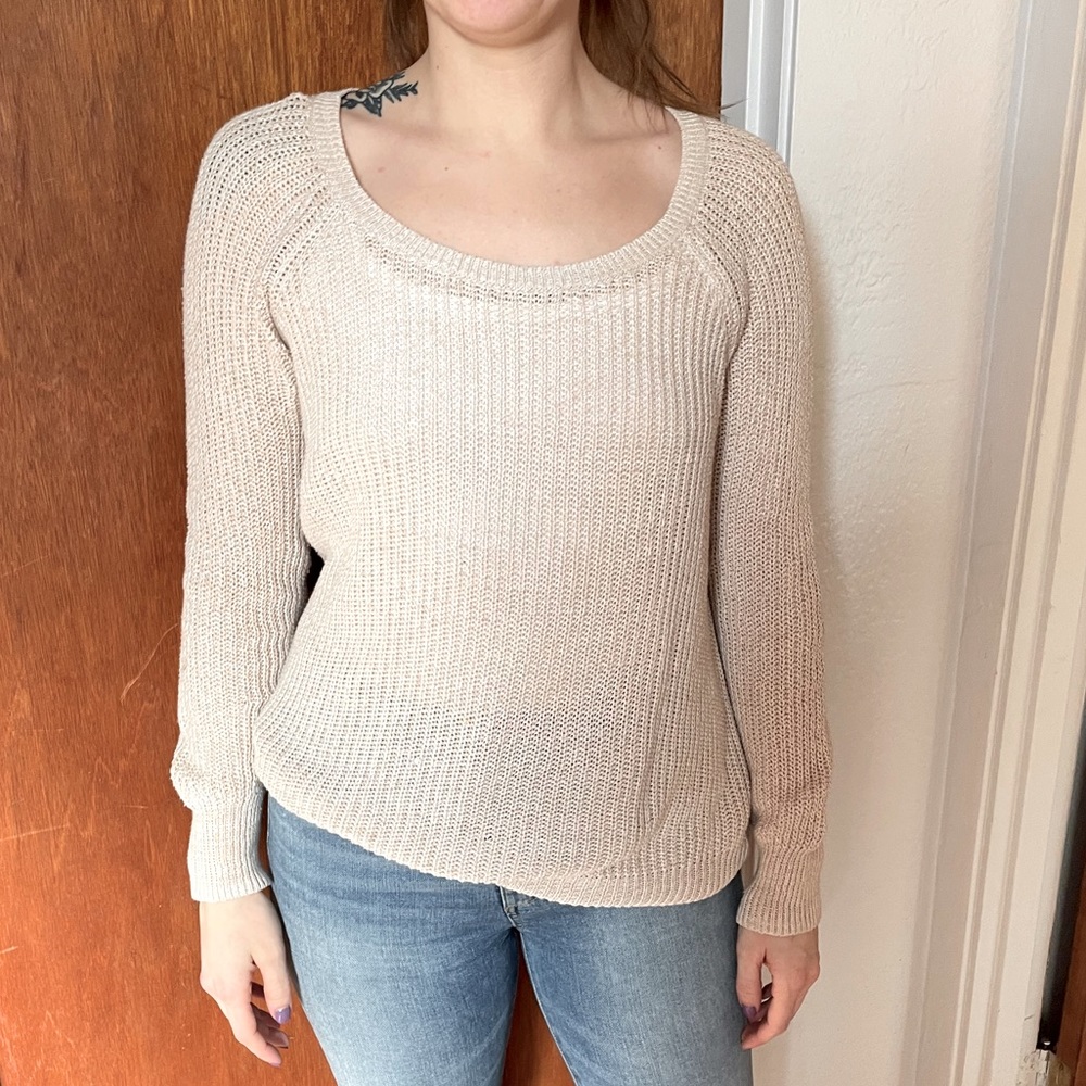 LA Hearts Cable Knit Sweater